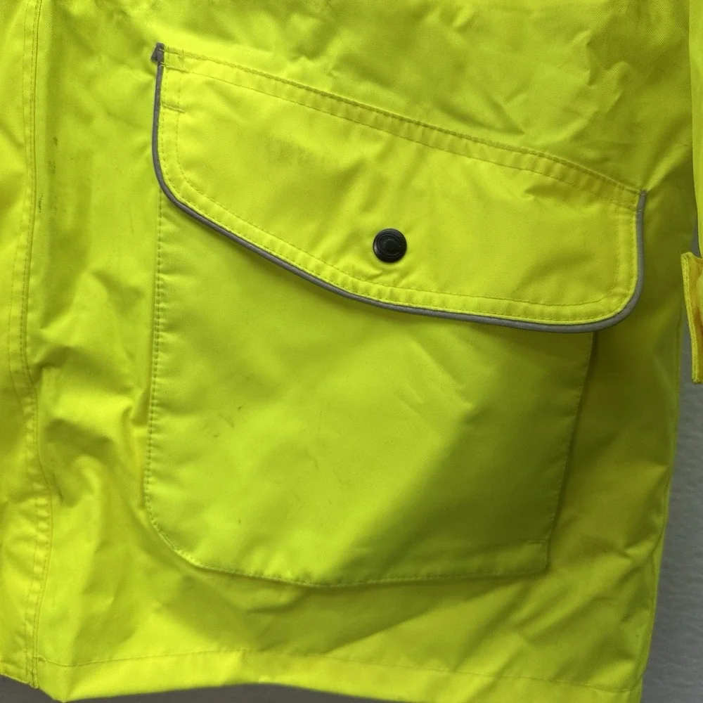 Game Hi Vis 6-in-1 Safety Jacket ANSI Reflective Waterproof Yellow Size L